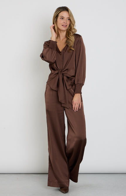 Broek Satin Chestnut 202936