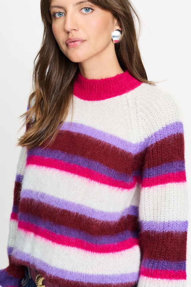 Trui Faye Striped Red SP9761