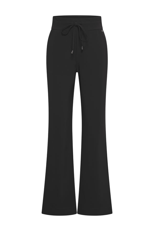 Bonded Travel Broek Flared Black 202631
