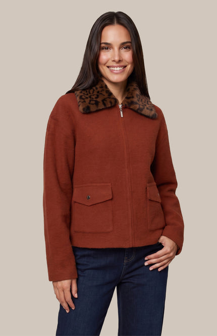 Vest Dallan Knitting Burnt Henna