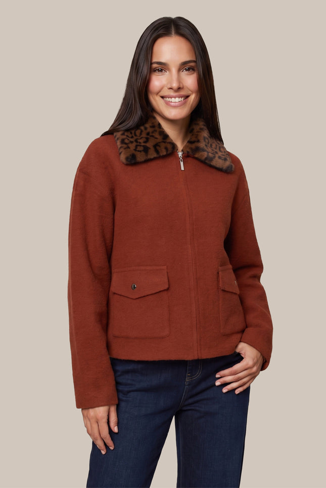 Vest Dallan Knitting Burnt Henna