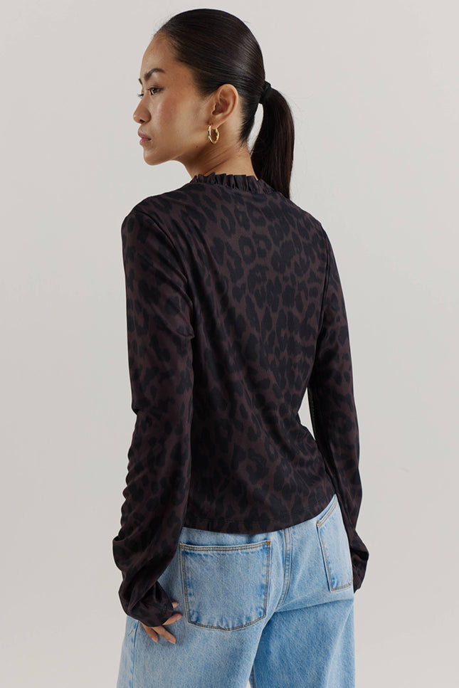 Blouse Lionne Dark Lexie Leopard AW25P619