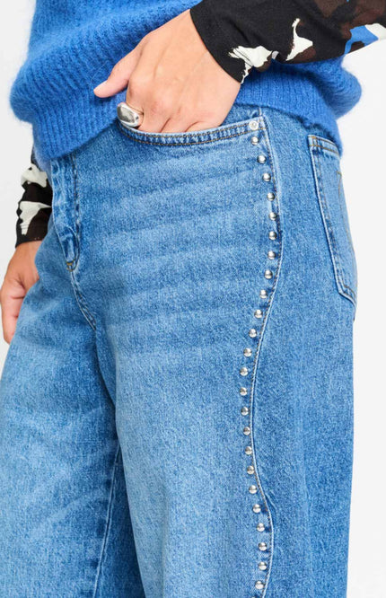 Jeans Jacky Studs Mid Blue SP9712