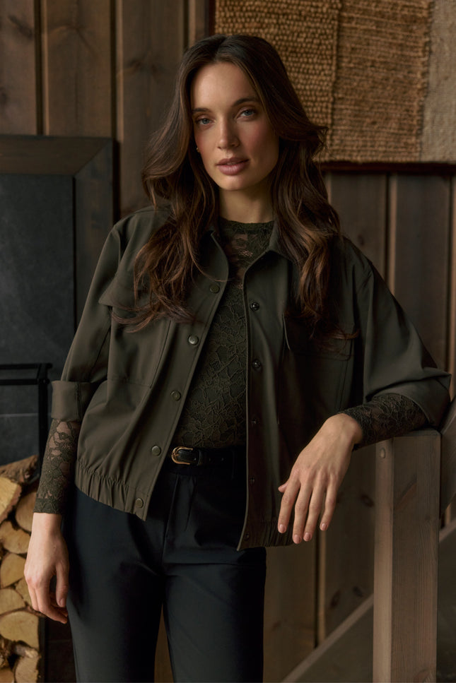 Travel Jacket Brighton Deep Forest L49-475-3409