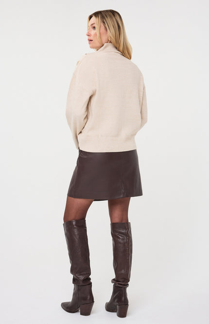 Sweater Melange Lurex Biscuit F26.02513