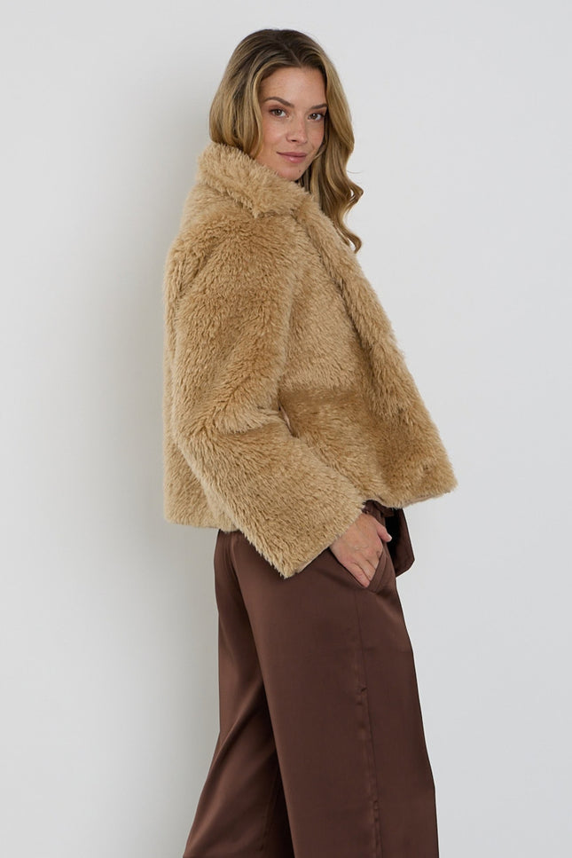 Coat Fur Sand 202880