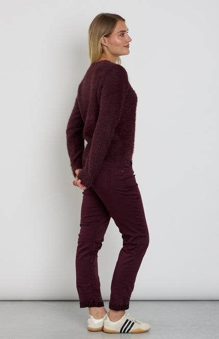 Broek Relax Jog Colour Burgundy SRB5022 L31
