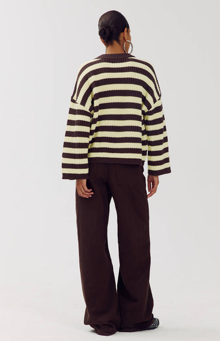 Trui Alice Almond Oil Stripe AW6W502