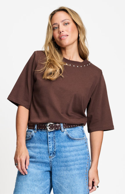 T-shirt Taylor Chocolate Brown SP9720