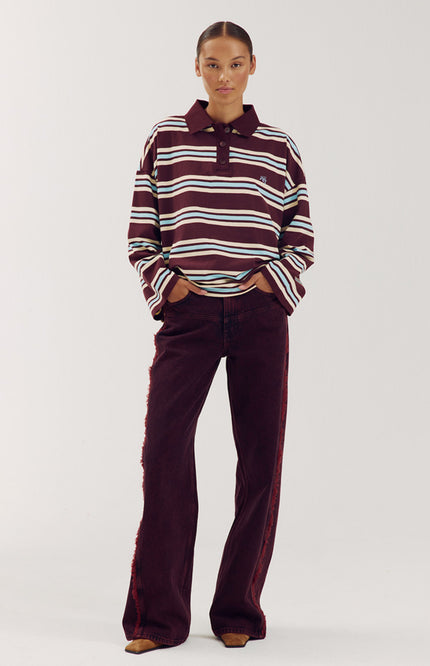 Top Pollie Daydream Blue Stripe AW6P501
