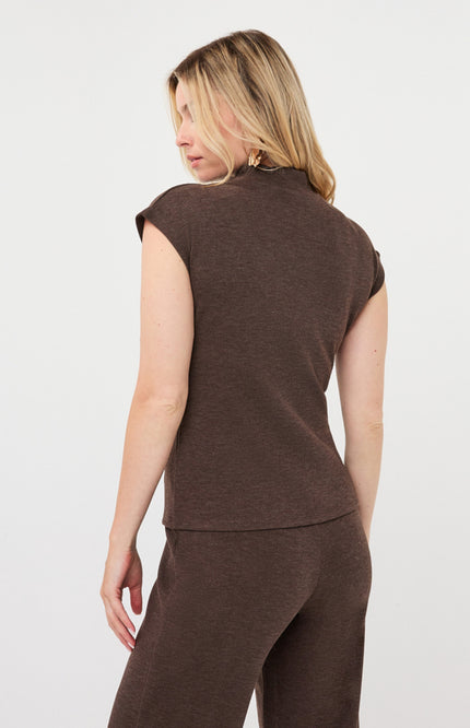 Sweater Mockneck Cacao F26.07535