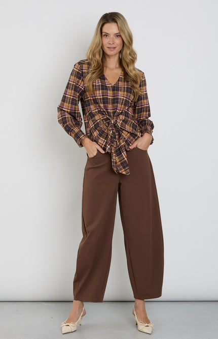 Heavy Travel Broek Balloon Chestnut 202798