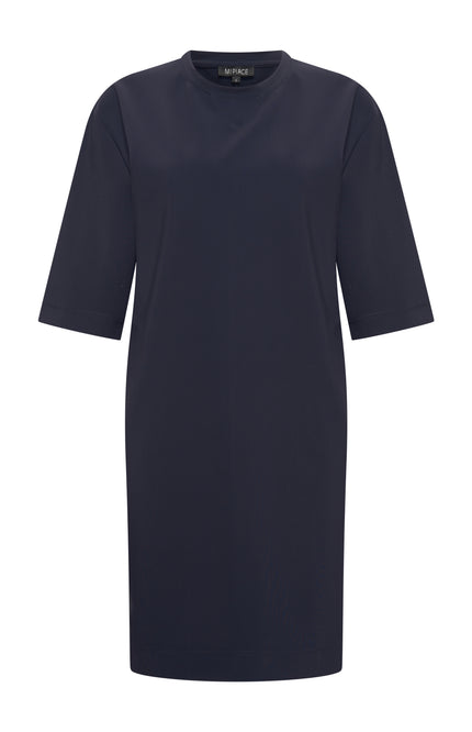 Bonded Travel Jurk Navy 202682