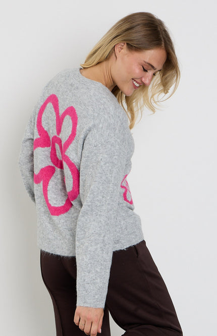 Vest Fqnomas Med Grey Mel Fuchsia Purple 211606