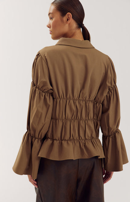 Blouse Senna Muddy Taupe AW6P606