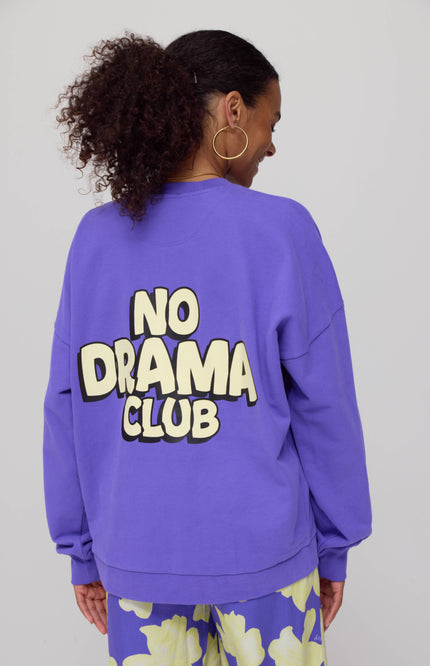 Sweater Nodramaclub Deep Violet AW25Y514