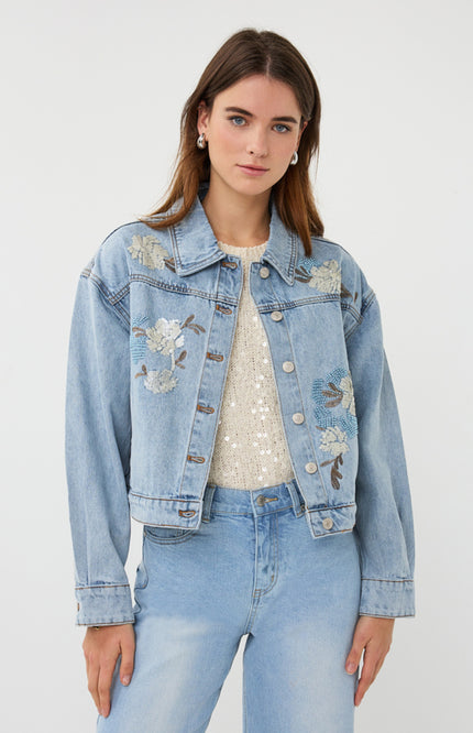 Jacket Artwork Light Jeans BI SP26.12008