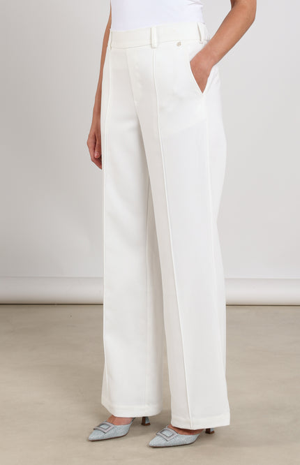 Nukus Broek Jill Offwhite NKS09068 Stretchshop.nl