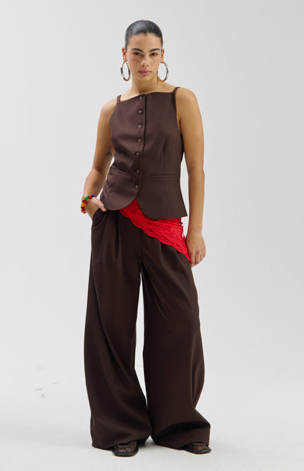 Harper & Yve Broek Mason Saddle Brown SS6N102 Stretchshop.nl