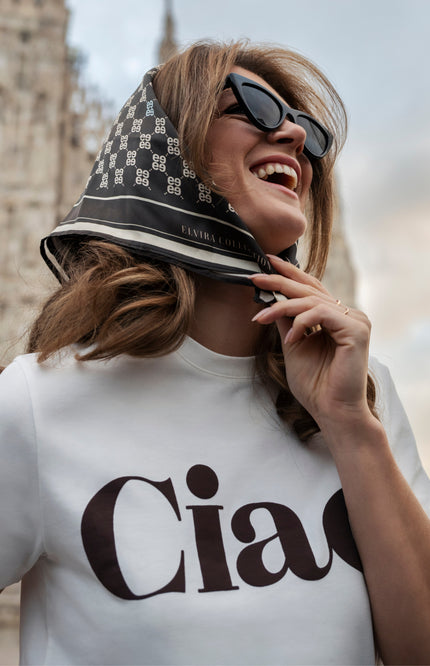 T-shirt Ciao Offwhite Mocha