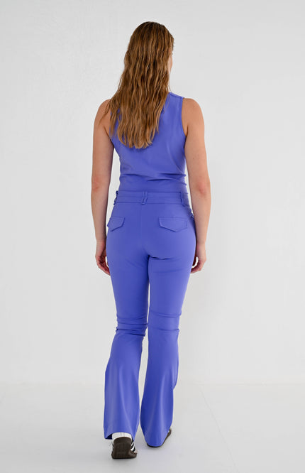 Maicazz Travel Broek Maro Blue Iris Stretchshop.nl