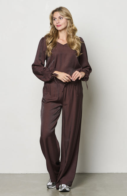 Broek Solana Chocolate PA382