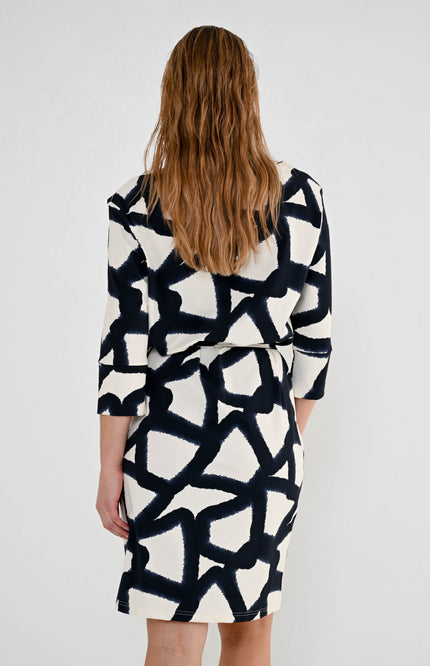 Maicazz Travel Jurk Dressy Cross Paint Stretchshop.nl