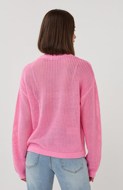 EsQualo Sweater Tapes Rose SP26.02032 Stretchshop.nl