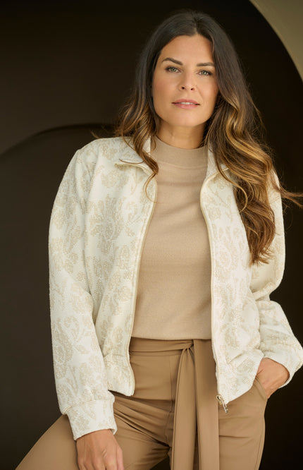 Jacket Nora Offwhite Gold 255