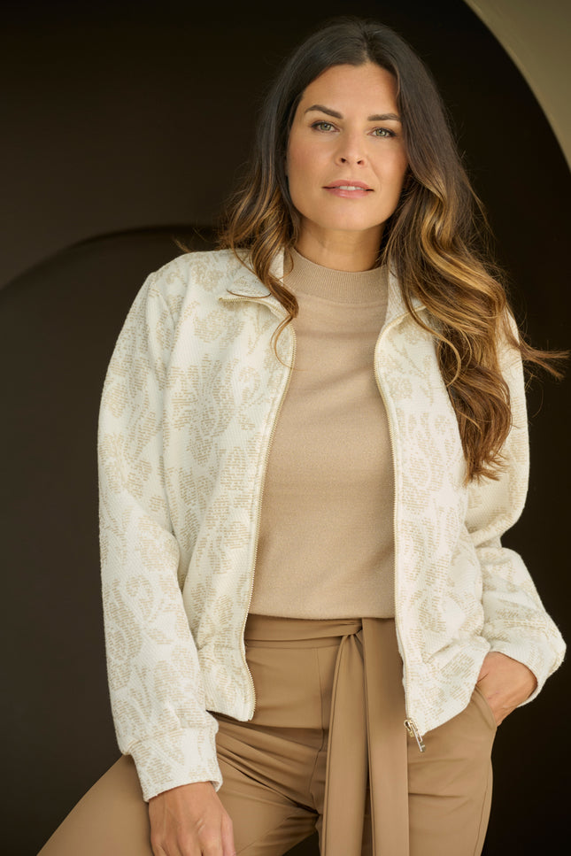 Jacket Nora Offwhite Gold 255