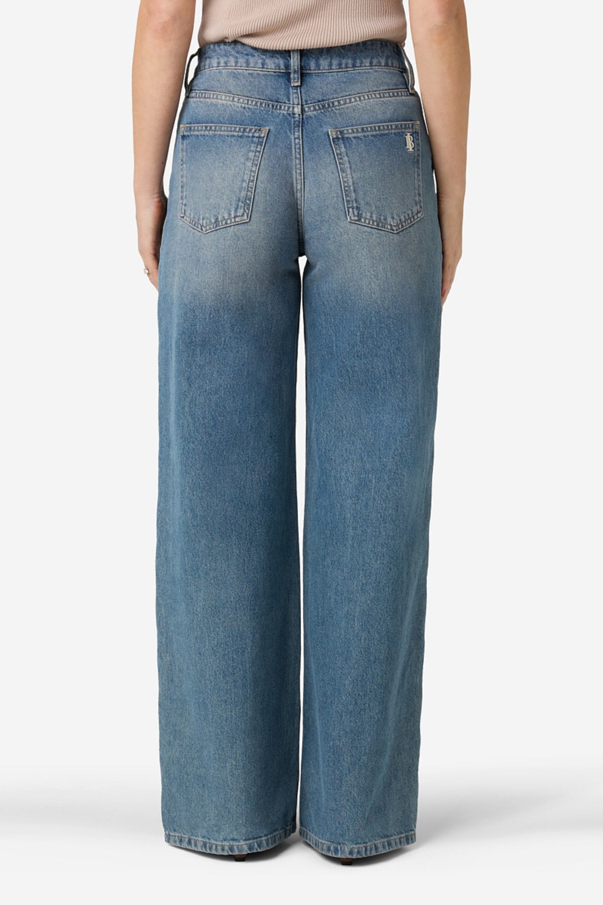 Ibana Poseph Piedra denim broek met rechte pasvorm en traditionele blauwe kleur, zichtbaar met rits en knoopsluiting