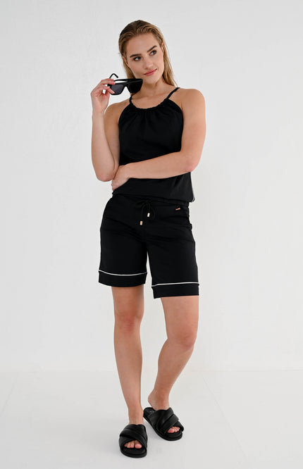 Maicazz Travel Short Tuba Black Stretchshop.nl