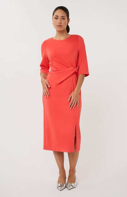 Jurk Knot Chili Red SP26.30007