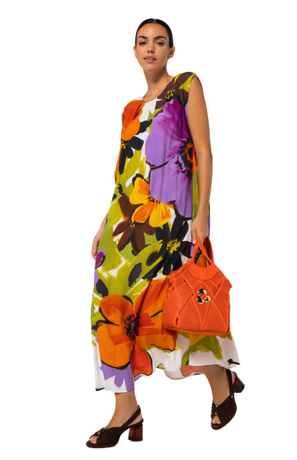 Caroline Biss Jurk Midi Multi Color 1178-49 Stretchshop.nl