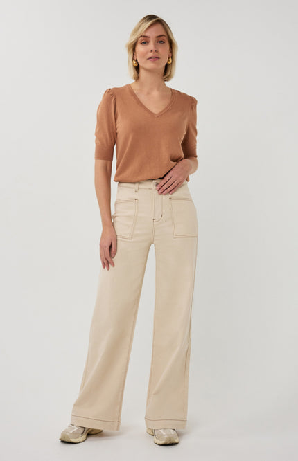 Broek Twill Natural SP26.12020