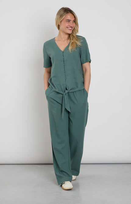 Freequent Broek Fqlava Dark Forest 127405 Stretchshop.nl