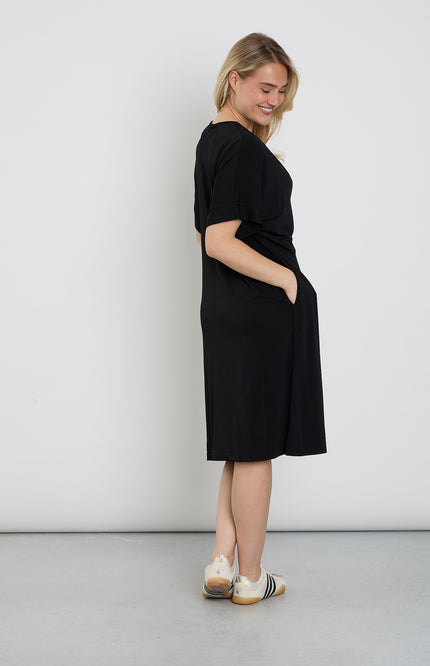 Freequent Jurk Fqfloi Black 208316 Stretchshop.nl