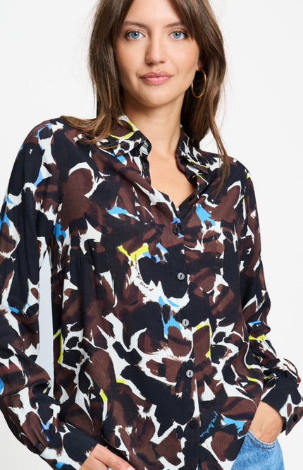 Blouse Mila Bovine Brown SP9708