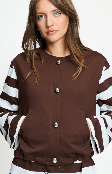 Gilet Gaya Chocolate Brown SP9711