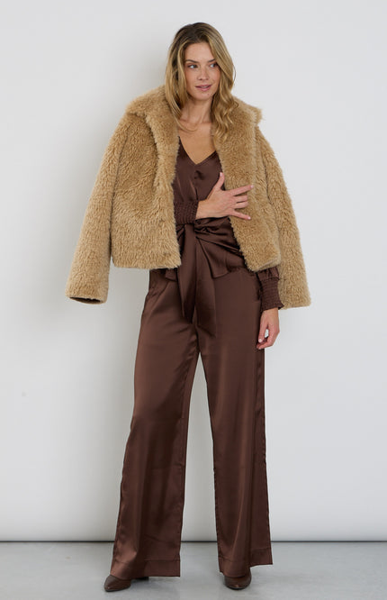 Broek Satin Chestnut 202936