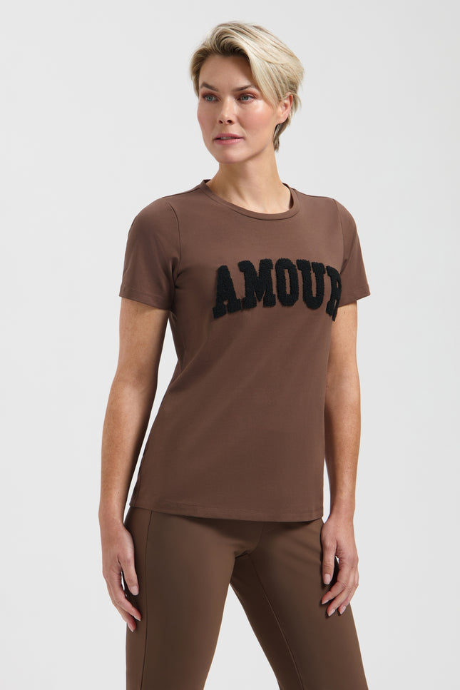 Travel T-shirt Lune Truffle L21.201.3655
