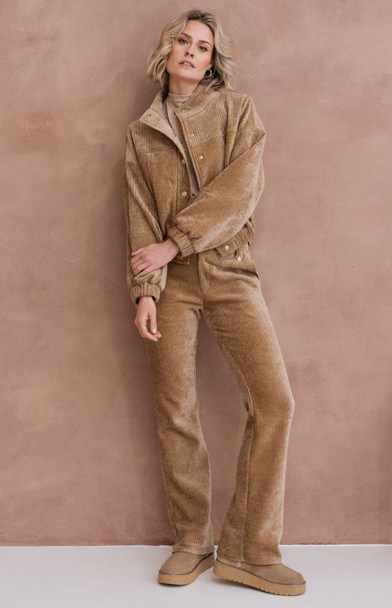 Broek Plared Dark Sand