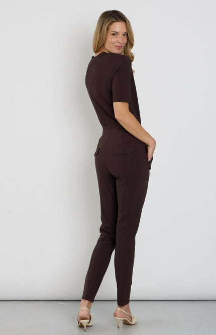 Bonded Travel Broek Espresso 202632