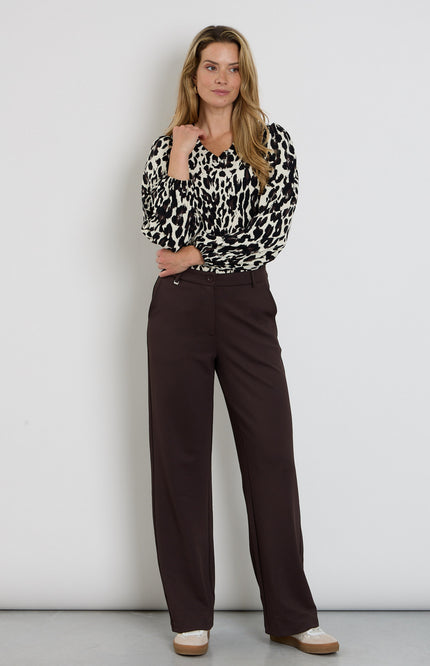 Travel Broek Xandra Espresso 264