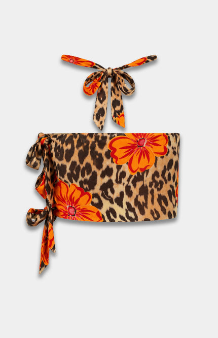 Harper & Yve Top Kees Lexie Leopard Bloom HS6P407 Stretchshop.nl