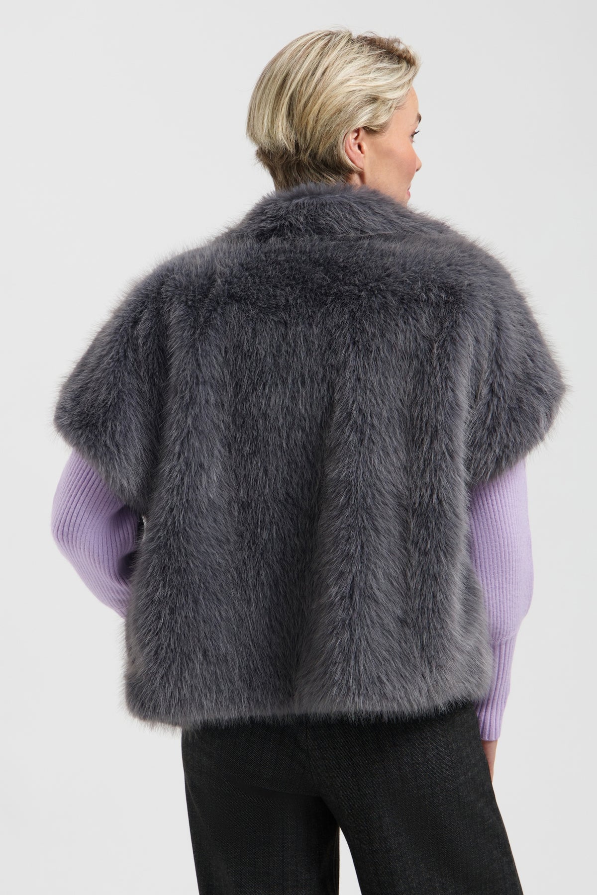 Lady Day Debby Ice Purple top met lange mouwen en ronde hals, lichtpaarse kleur, perfect voor casual draagstijl.