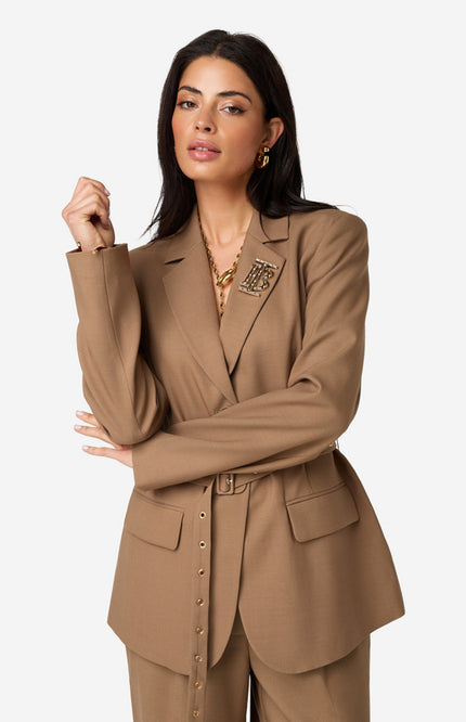 Ibana Blazer Janey Savannah Beige Stretchshop.nl