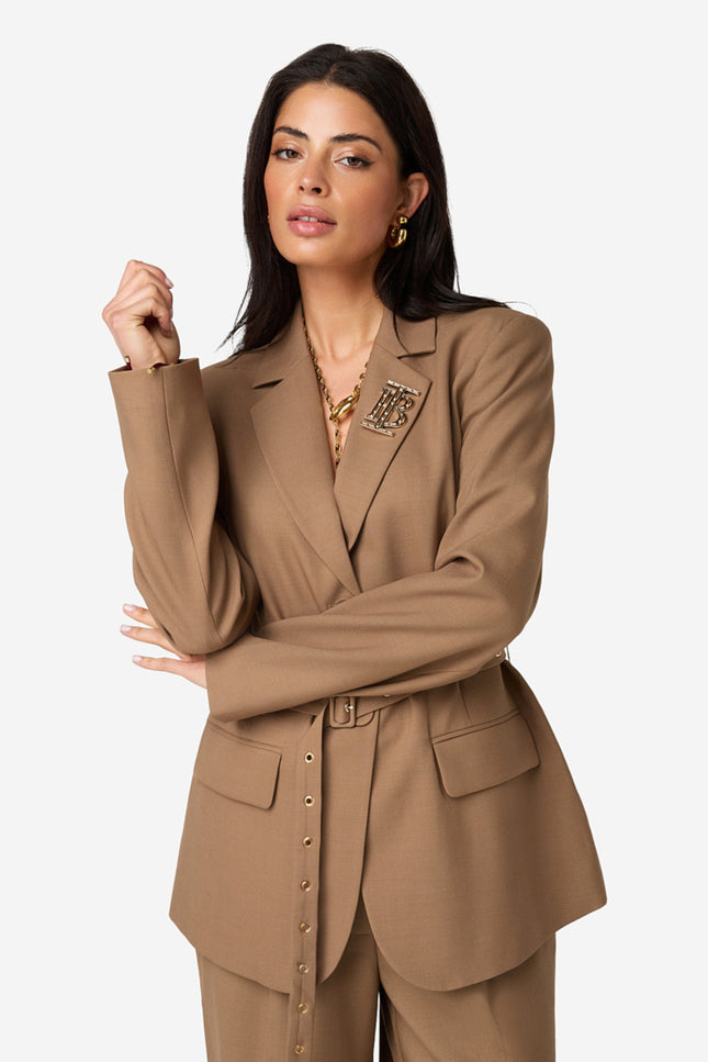 Ibana Blazer Janey Savannah Beige Stretchshop.nl