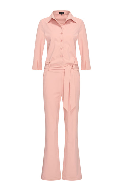 Mi Piace Heavy Travel Jumpsuit Mellow Rose 202154A Stretchshop.nl