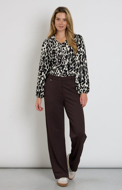 Travel Broek Xandra Espresso 264